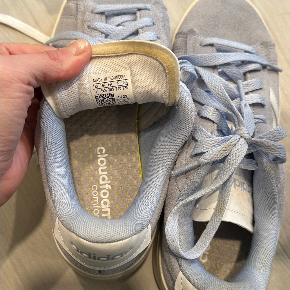 Adidas Grand Court Alpha Sneakers • Blue & White Classic Sneakers - Picture 10 of 10